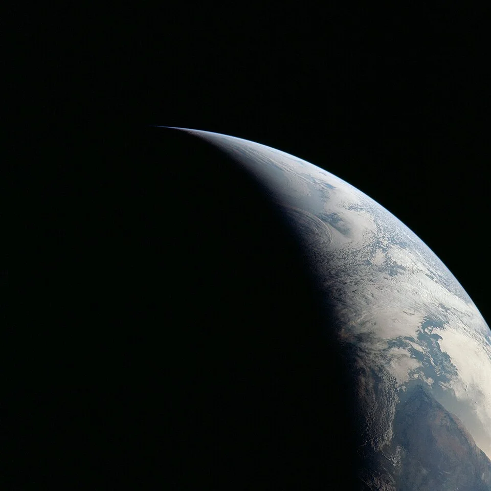 The terminator line seen from the Apollo11