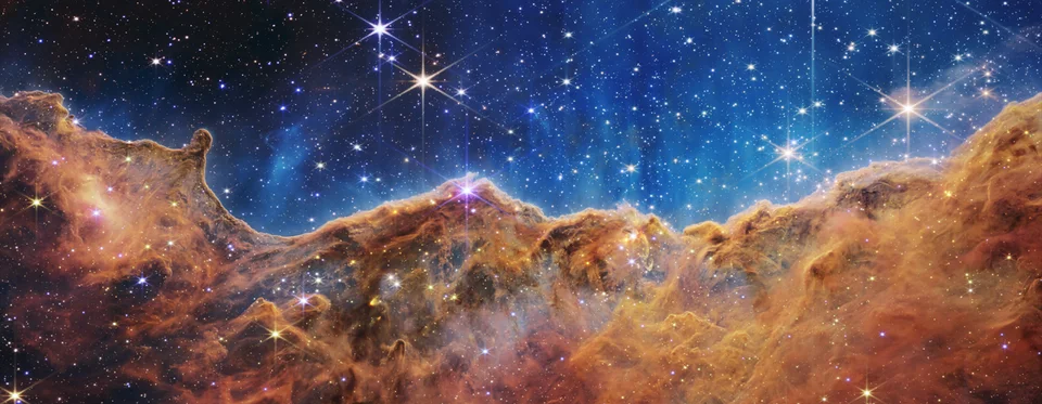 James Webb Space Telescope image of the Carina Nebula star-forming region NIRCam